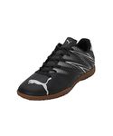 Puma Mens ATTACANTO IT Black- Team Silver Football Shoe - 8 UK (10747901)