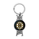 Rico Industries NHL Hockey Boston Bruins Sculpted Bottle Opener Keychain -Great Gift Item