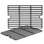 Hisencn 16.5" x21.8" Cast Iron Cooking Grate Replacement for Smoke Hollow PS9900 7000CGS, Charbroil 463722315 463722313 463722416, Kenmore 141.152270 141.155400, Kingsford 24 inch Expert Grill 24 inch