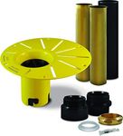 DROP-IN DRAIN Installation Kit for Freestanding Bathtub - with Black ABS Pipe