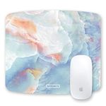 ARTBRIZ® Brizberry Mouse Pad, Printed Premium Waterproof Anti Skid for Desktop Laptop Gaming Professional 240X210X3mm [20% Larger] (Marble Texture 3 New Curved Rectangle, Pack of 1)