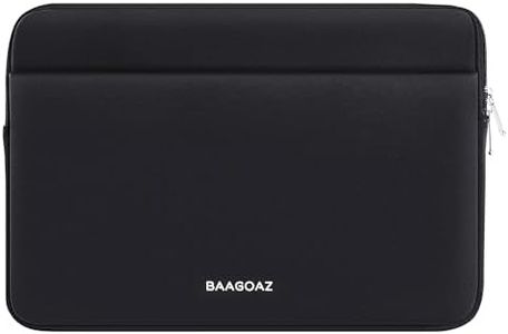 BAAGOAZ 11-13 Pollici Custodia Borsa Protettiva per Laptop Compatibile con 11,6 Pollici PC Notebook Chromebook, 13,3 MacBook Pro Air M3 M2 M1 & Surface, Caso Porta PC Sleeve Computer Portatile, Nero