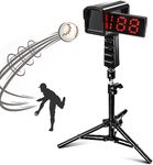 PLAYAPUT Baseball Radar Guns - Speed Sensors Baseball Speed Training Equipment with LED+LCD Larger Display, Handheld or Hand Free Speed Radar Gun for All Baseball Players| with Tripod