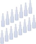 Minkissy 15Pcs 15ml Nasal Spray Bottles Empty Plastic Nasal Spray Bottles Press Spray Bottles Fine Mist Spray Bottles