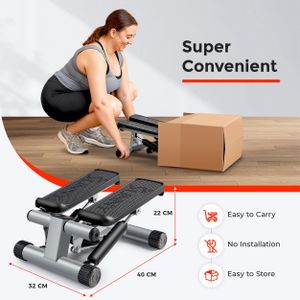 Sunny Health Mini Stepper – Compact Fitness Exercise Machine