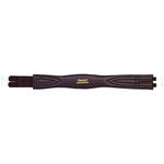 Ovation Comfort Gel Chafeless Horse Girth with Double Elastic & Stainless Steel Hardware, Brown, 52