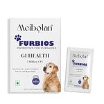 Meibotan best Pet Probiotic Probiotic Blend 5 Billion 2 different types of probiotics I Prevents Bloating I Healthy digestion & IBS 3gm X 30 Sachet Milk Flavour for Dog (Weight 20-25kg)