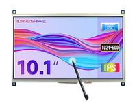 Waveshare 10.1 inch Display 1024×600 Resolution Resistive Touchscreen HDMI LCD IPS Monitor Direct-Pluggable for Raspberry Pi 4B/3B+/3A+/3B/2B/1B+/1A+,Support Windows (No Touch)