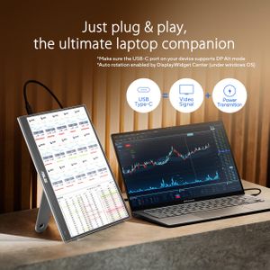ASUS ZenScreen OLED 16" Portable Monitor – FHD, 1ms, HDR10, USB-C, Mini HDMI