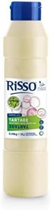 Risso - 𝗦𝗮𝗹𝘀𝗮 𝗧á𝗿𝘁𝗮𝗿𝗮 - 𝗧𝗲𝘅𝘁𝘂𝗿𝗮 𝗖𝗿𝗲𝗺𝗼𝘀𝗮 - 𝟭𝗟- Producto Vegetariano y Sin Gluten - Potencia el Sabor de tus Platos - Toque de Finas Hierbas