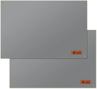 2 Pack - Silicone Coated Welding Blanket Weld Shield Mat Up to 1800°F, 4 ft x 6 ft Heavy Duty Fireproof Welder Blanket for Industrial,Camping,Smokers and Grills