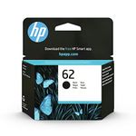 HP C2P04AE 62 Original Ink Cartridge, Black, Single Pack (Package may vary)