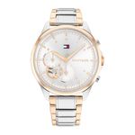Tommy Hilfiger Analogue Multifunction Quartz Watch for Women with Two-Tone Stainless Steel Bracelet - 1782415