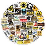 100Pcs Funny Electrician Stickers for Hard Hats, Electrician Hard Hat Stickers and Decals, Funny Electrician Gifts for Men, Gifts for Electrician Men, Electrician Gift Ideas