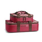 Rachael Ray Insulated Casserole Carrier with Dish Storage Combo, Hot Cold Food Carrier, Delivery Bag, Insulated Food Bag, Casserole Carrier Bag Insulated, Casserole Carriers for Hot or Cold Food