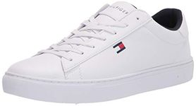 Tommy Hilfiger Men's Brecon Sneaker, White, 8