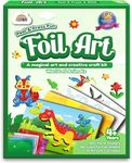 Foil Art Craft Dinosaur Toys: Foil Fun Animals Stickers Gift Arts and Crafts Mess Free Art Supplies for Kids 4 5 6 7 8 9 Year Old Travel Toys Kids Activity Kit Party Favor Christmas Birthday Gifts