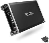 Recoil RED1200-1 2500 Watts Class-D Car Audio Mono-Block Subwoofer Amplifier, 1 Ohm Stable, Remote Bass Knob Included