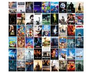 Posters Inc Pack of 54 Top IMDB Movies Posters, Home Decor Items For Living Room, Aesthetic Wall Stickers For Bedroom And Gym, Gifts For Men, 4x6 Inches Size Collage Art Kit, 300 GSM Paper