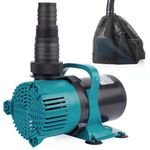 Alpine Corporation 5600 GPH Vortex Energy-Saving Pump for Ponds, Fountains, Waterfalls, and Water Circulation