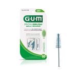 GUM Refill (tapered) Narrow with antibacterial bristles, 1 pack of 10, 414DZ