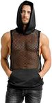 LINOCOUTON Mens Mesh Tank Tops See 