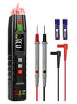 KAIWEETS Multi-function Voltage Tester, Non-Contact Electrical Tester, 600V AC/DC Voltage Test, Sensitivity Electric Voltage Pen with NCV, LED Flashlight, Resistance, capacitance, Diode Testing