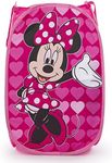 Jay Franco Disney Minnie Mouse Hearts 80L Pop-Up Basket Laundry or Toy