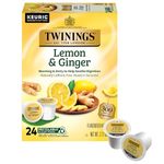 Twinings Lemon and Ginger Herbal Tea, 24 Count K-Cups