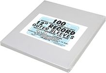 (100) 12" Record Outer Sleeves - PREMIUM - 4mil Thick by Square Deal Recordings & Supplies