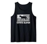 Coyote Slayer Coyote Trapping Yote Hunter Coyote Hunting Tank Top