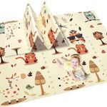 KESI Ornaments Baby Play Mat, Extra Large Baby Crawling Mat, Portable Waterproof Non Toxic Soft Foam, Anti-Slip Folding Puzzle Mat Playmat for Infants, Toddlers, Kids, Indoor or Outdoor Use