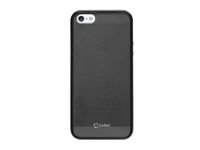 Cellet Black & Transparent Hard Shell Case for Apple iPhone 5- Black