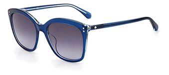 Kate Spade New York womens Pella/G/S Sunglasses, Blue, 55mm 18mm US, Blue, 55mm, 18mm