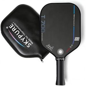 SKYPURE Master 5.0 Pickleball Paddle | T700SC Raw Carbon Fiber Surface | 16mm PP Honeycomb Core | Time-Freeze Control for Precision & Consistency | USAPA Approved