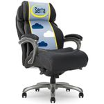Serta at Home Big and Tall Smart Layers Executive Office Chair with Air Technology-Tranquility, 44954