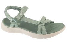 Skechers Women's Go Walk Flex Sandal Sublime Sandals, Sage Textile, 6 UK