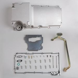 Tykick 302-1 LS Swap Oil Pan Kit Aluminum Engine LS Oil Pan for GM Classic Car Muscle Car Trucks 1955-1987 LSX LS1 LS2 LS3 LS6 V8 4.8L 5.3L 5.7L 6.0L 6.2L Engines Replaces 81074