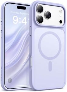 SuydanBox Magnetic for iPhone 17 Pro Case, Compatible with MagSafe, [Military Grade Drop Protection] Translucent Matte Shockproof Protective Anti-Fingerprint Phone Case, 6.3", Lilac