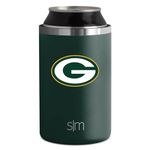 Simple Modern Officially Licensed NFL Green Bay Packers Gifts for Men, Women, Dads, Fathers Day | Insulated Ranger Can Cooler for Standard 12oz Cans - Beer, Seltzer, and Soda