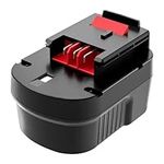 Replacement for Black and Decker hpb12 12V Battery Compatible with Black Decker Battery 12 Volt A1712 FSB12 A12 A12-XJ A12EX Firestorm FS120B FS120BX