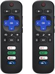 Replacement Remote Compatible for TCL Roku/Hisense Roku/Onn Roku/Insignia Roku/Element Roku/Westinghouse Roku/Hitachi Roku TV【Not for Roku Stick】【Pack of 2】