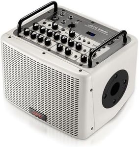 JOYO Guitar Amp 40W Multifunctional Bluetooth Combo Amplifier Reverb Chorus Delay Drum Patterns Vocal Channel for Acoustic Electric Guitar Keyboard Outdoor Gigs & Practice (BSK-40 White)