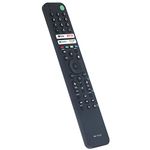 Allimity Replacement Voice Remote RMF-TX520P fit for Sony TV KD-50X86J KD-50X85J KD-43X86J KD-43X85J XR-55A80J XR-65A80J XR-77A80J XR-55X90J XR-65X90J XR-75X90J XR-85Z9J KD-32W820 KD-32W830 XR-75Z9J