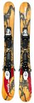 Summit Skiboards Carbon Pro 110 cm Adult Twin Tips w. Atomic Ski Bindings