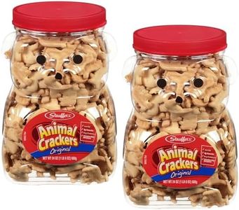 Animal Crackers Original - Fun Treats for Everyone - Smiling Sweets - 24 oz Tub Shaped Like a Bear - Look for all 13 Original Shapes - Made in the USA