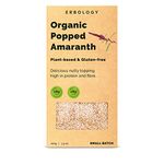 100% Organic Popped Amaranth 100g - Excellent Breakfast Topping - Rich in Fibre, Protein and Minerals - Vegan and Gluten-Free - Sustainably Sourced