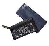 GE FAF e-Traders Water Proof Pocket Friendly Polyester Safri Janamaz, Travel Prayer Mat (Navy Blue) Full