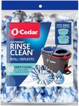 O-Cedar RinseClean Deep Clean Refill | 40% More Cleaning Power | Machine Washable Mop Head Replacement Refill for O-Cedar RinseClean Spin Mop (1-Pack)