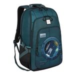 Gear Astronomer 19"/37L Large Water Resistant School Bag/Casual Backpack/Daypack/Travel Backpack/Kids Bag for Boys/Girls (Green-Green)